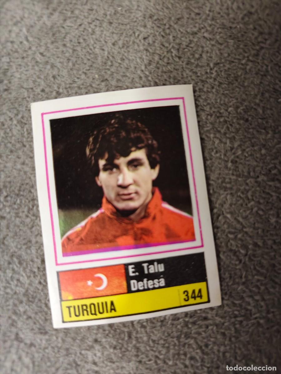 Figurine di Calcio: 344. E. TALU (TURKEY) SORCACIUS EURO 1984 TURQU&Iacute;A EUROCOPA FRANCIA 84 SIN PEGAR AAX