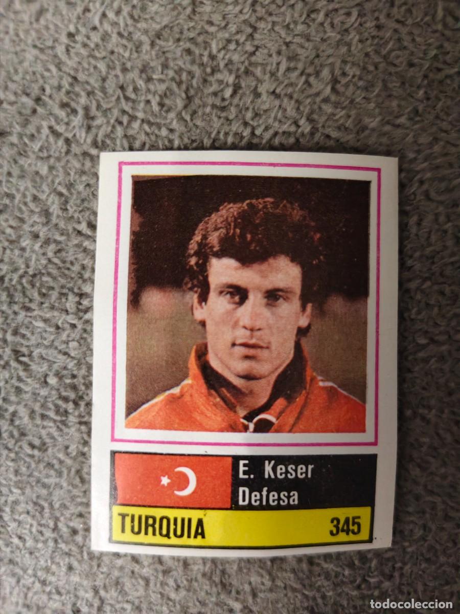 Figurine di Calcio: 345. E. KESER (TURKEY) SORCACIUS EURO 1984 TURQU&Iacute;A EUROCOPA FRANCIA 84 SIN PEGAR AAX