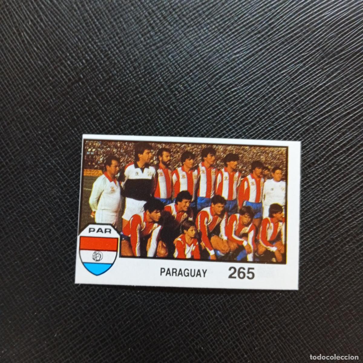 Cromos de Futebol: 265 ALINEACION PARAGAY BARNA MEXICO MUNDIAL 1986 CROMO FUTBOL 86 - SIN PEGAR - A201 PG4