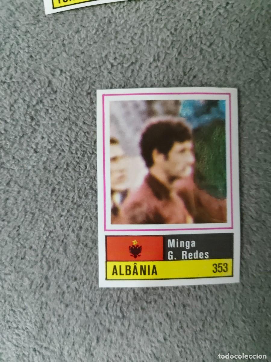 Cromos de Futebol: 353. MINGA (ALBANIA) SORCACIUS EURO 1984 ALBANIA EUROCOPA FRANCIA 84 SIN PEGAR AAX