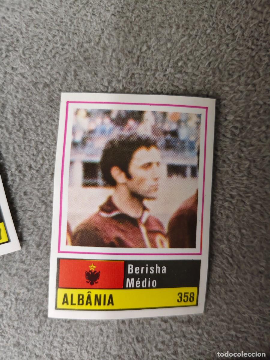 Figurine di Calcio: 358. BERISHA (ALBANIA) SORCACIUS EURO 1984 ALBANIA EUROCOPA FRANCIA 84 SIN PEGAR AAX