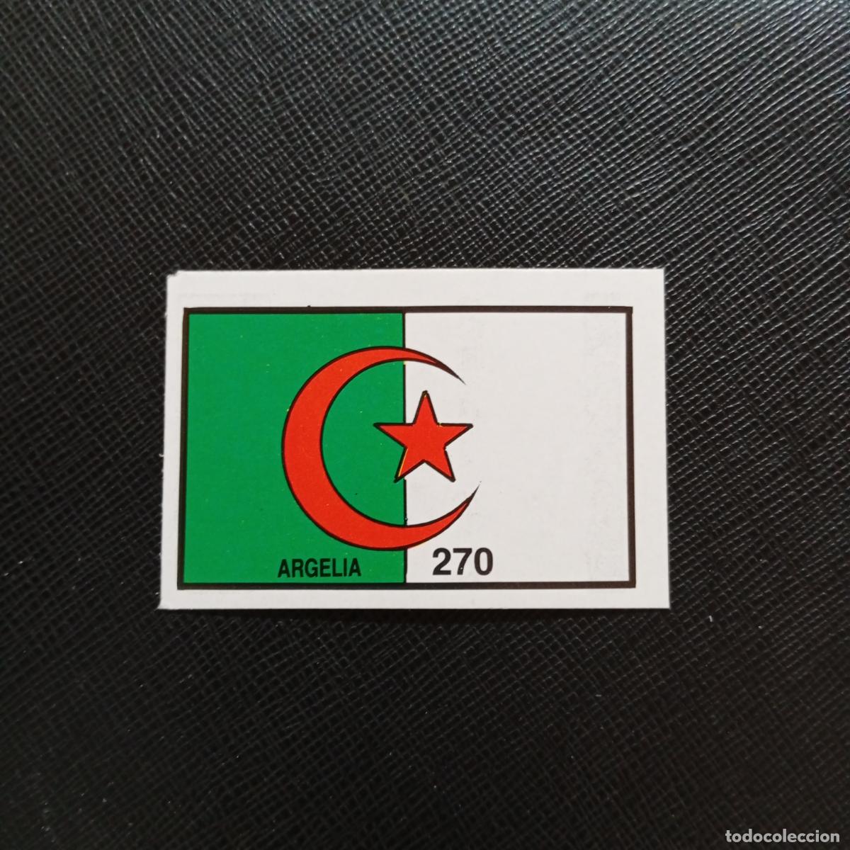 Figurine di Calcio: 270 BANDERA ARGELIA BARNA MEXICO MUNDIAL 1986 CROMO FUTBOL 86 - SIN PEGAR - A201 PG5