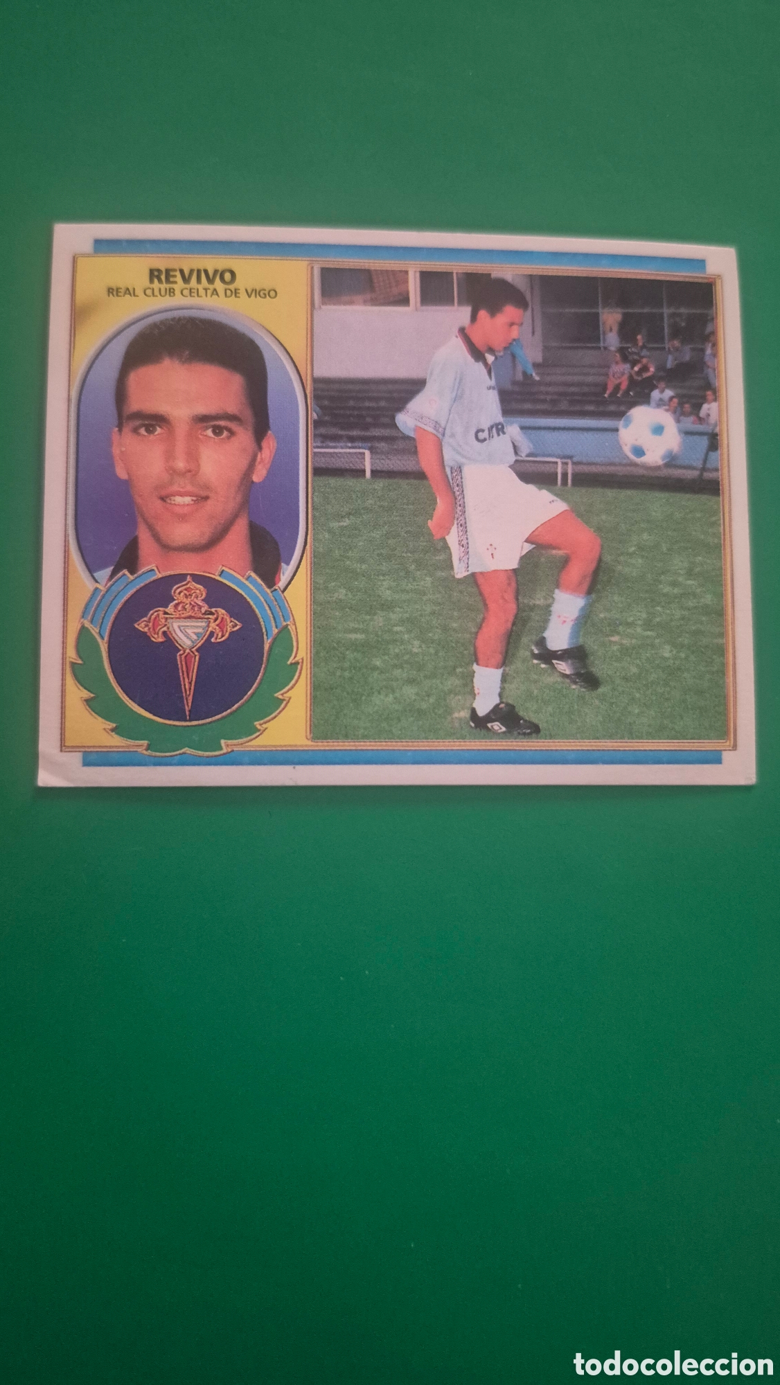 Fu&szlig;ball-Sticker: REVIVO CELTA FICHAJE 25 LIGA ESTE 1996/97 96 97 NUNCA PEGADO SIN PEGAR