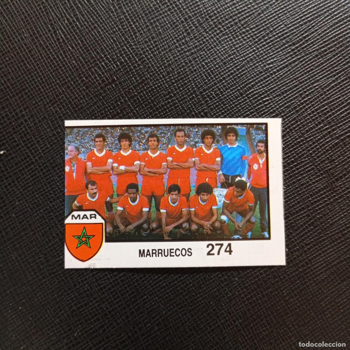 Figurine di Calcio: 274 ALINEACION MARRUECOS BARNA MEXICO MUNDIAL 1986 CROMO FUTBOL 86 - SIN PEGAR - A201 PG6