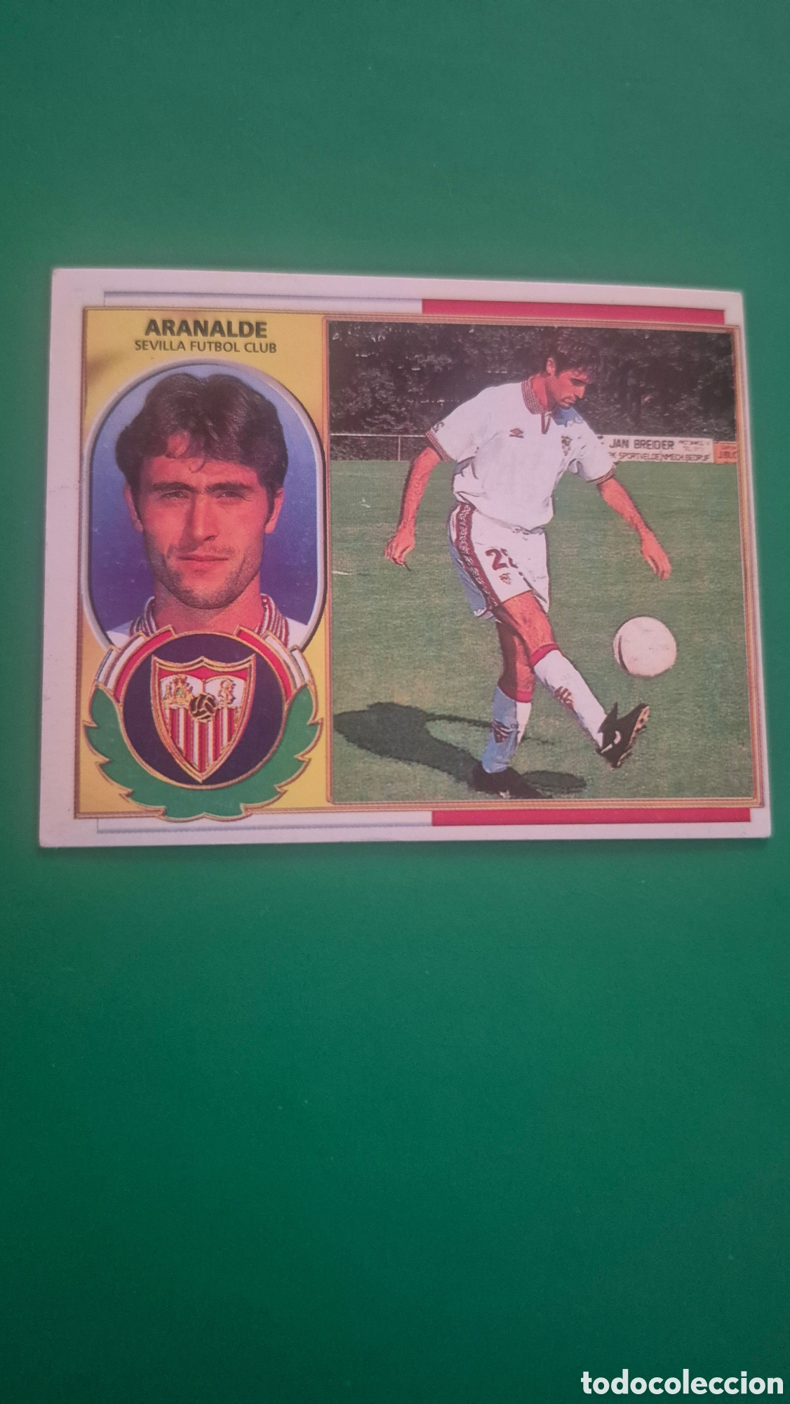 Figurine di Calcio: ARANALDE SEVILLA F. C. FICHAJE 35 LIGA ESTE 1996 1997 96 97 NUNCA PEGADO SIN PEGAR