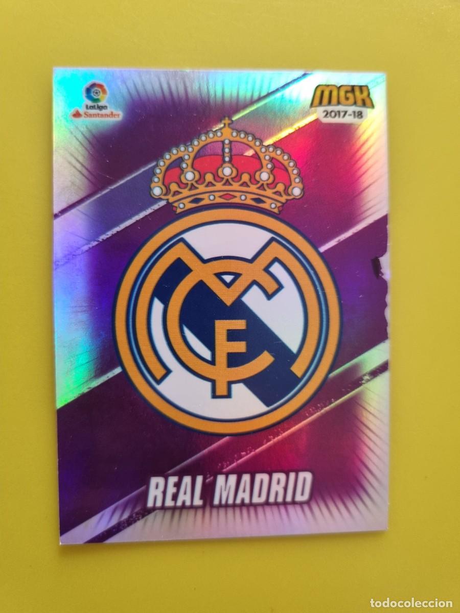 Cartes &agrave; collectionner de Football: CROMO FUTBOL MEGACRACKS 379 ESCUDO REAL MADRID 17 18 2017 2018 AR1026