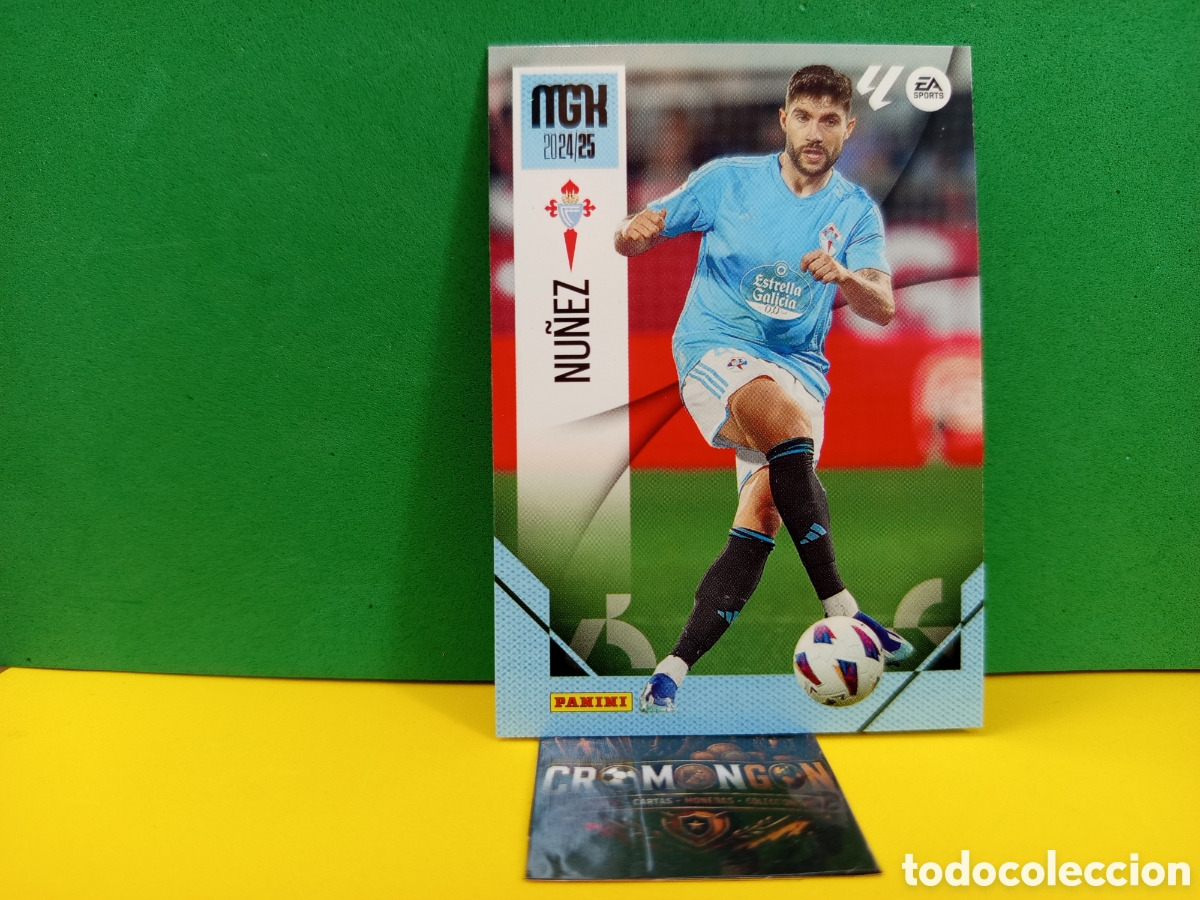 Cartes &agrave; collectionner de Football: ❇️ CROMO ⚽ CARD NU&Ntilde;EZ CELTA DE VIGO LIGA EA SPORTS 24 25 2024 2025 MEGACRACKS MGKS PANINI ❇️