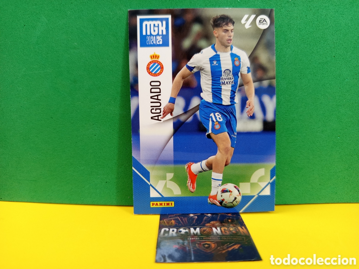 Cartes &agrave; collectionner de Football: ❇️ CROMO ⚽ CARD AGUADO ESPA&Ntilde;OL LIGA EA SPORTS 24 25 2024 2025 MEGACRACKS MGKS PANINI ❇️