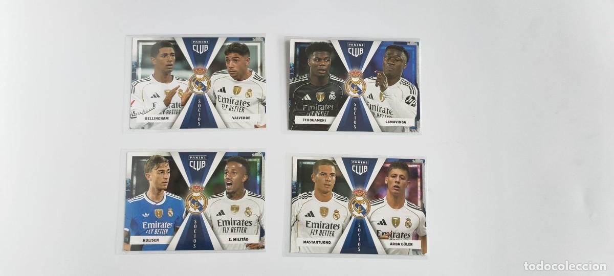 Cromos de f&uacute;tbol: Lote de 4 cromos Real Madrid - Foto 1