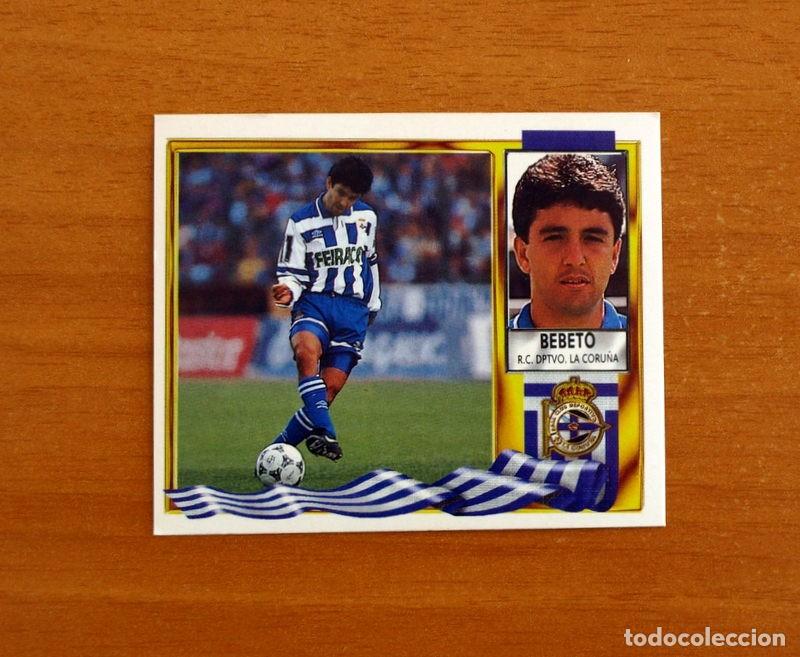 Cromos de f&uacute;tbol: Deportivo La Coru&ntilde;a - Bebeto - Ediciones Este Liga 1995-1996, 95-96 - Nunca Pegado