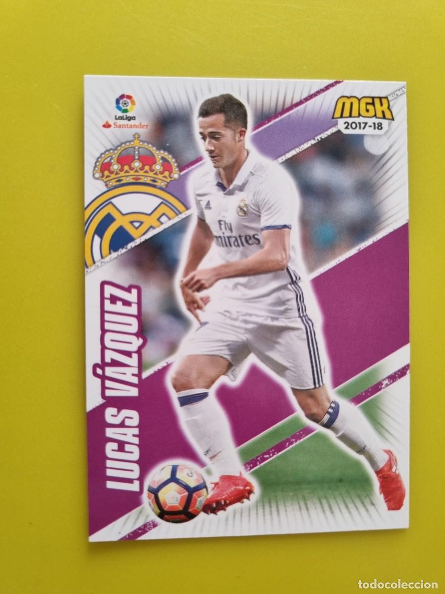 Cromos de f&uacute;tbol: CROMO FUTBOL MEGACRACKS 394 LUCAS VEZQUEZ REAL MADRID 17 18 2017 2018 AR1026