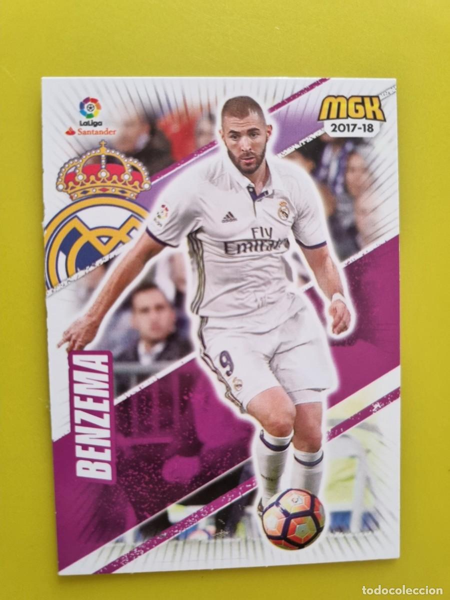 Cromos de f&uacute;tbol: CROMO FUTBOL MEGACRACKS 395 BENZEMA REAL MADRID 17 18 2017 2018 AR1026
