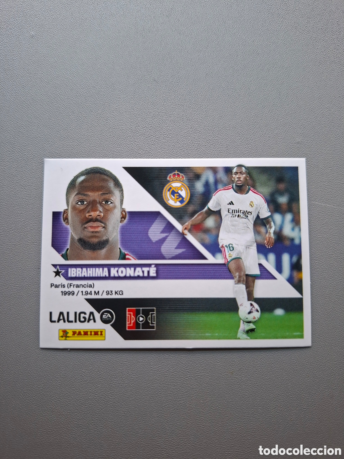 Cromos de f&uacute;tbol: Konate 7 Bis Coloca Real Madrid - Liga Este 2026 2027 26 27