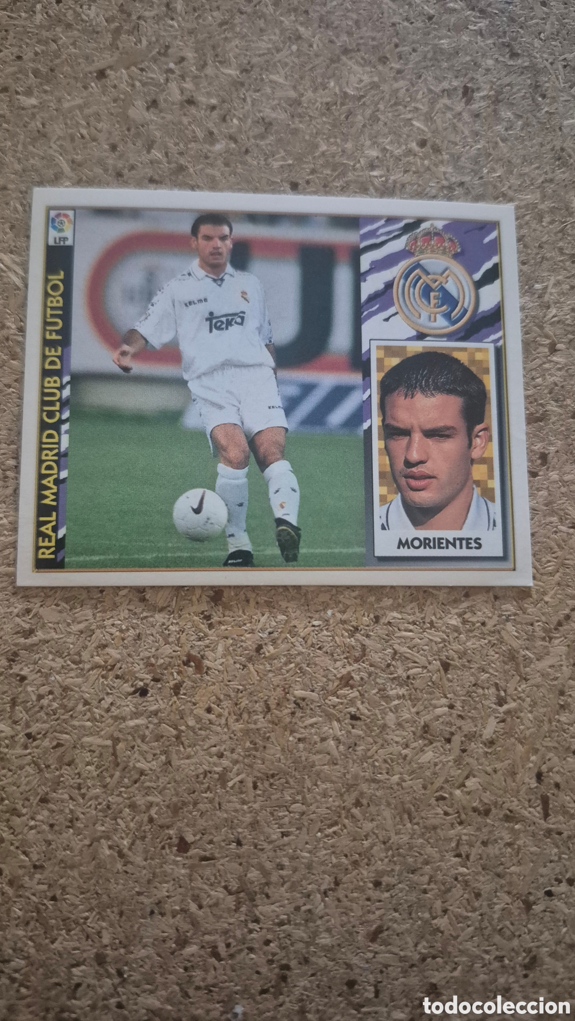 Cromos de f&uacute;tbol: MORIENTES REAL MADRID FICHAJE 3 LIGA ESTE 1997 1998 97 98 NUNCA PEGADO SIN PEGAR