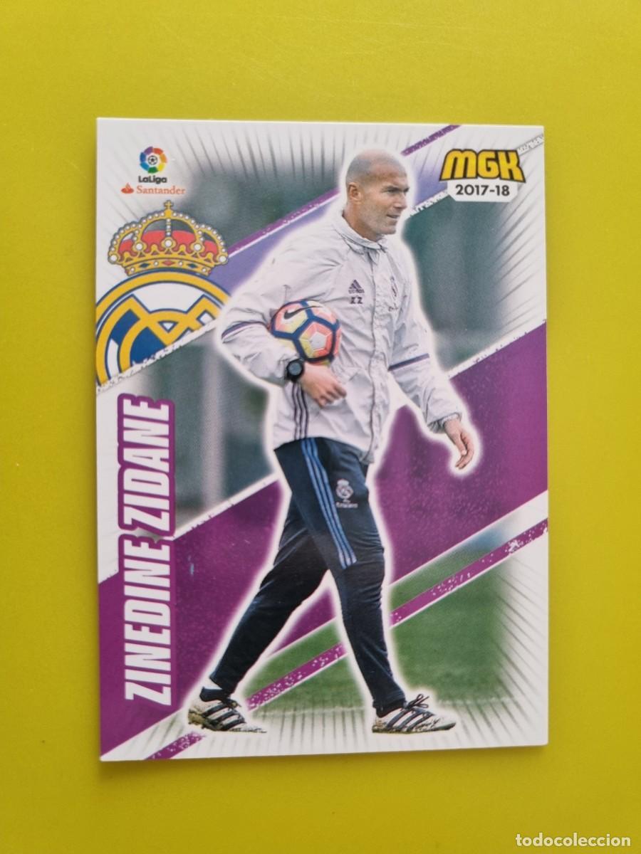Cromos de f&uacute;tbol: CROMO FUTBOL MEGACRACKS 401 ZINEDINE ZIDANE REAL MADRID 17 18 2017 2018 AR1026