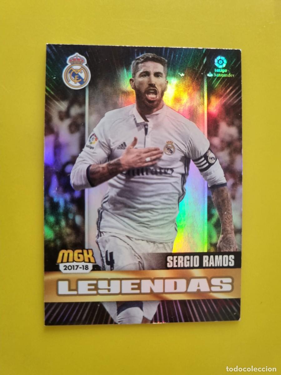 Cromos de f&uacute;tbol: CROMO FUTBOL MEGACRACKS 402 SERGIO RAMOS LEYENDAS REAL MADRID 17 18 2017 2018 AR1026