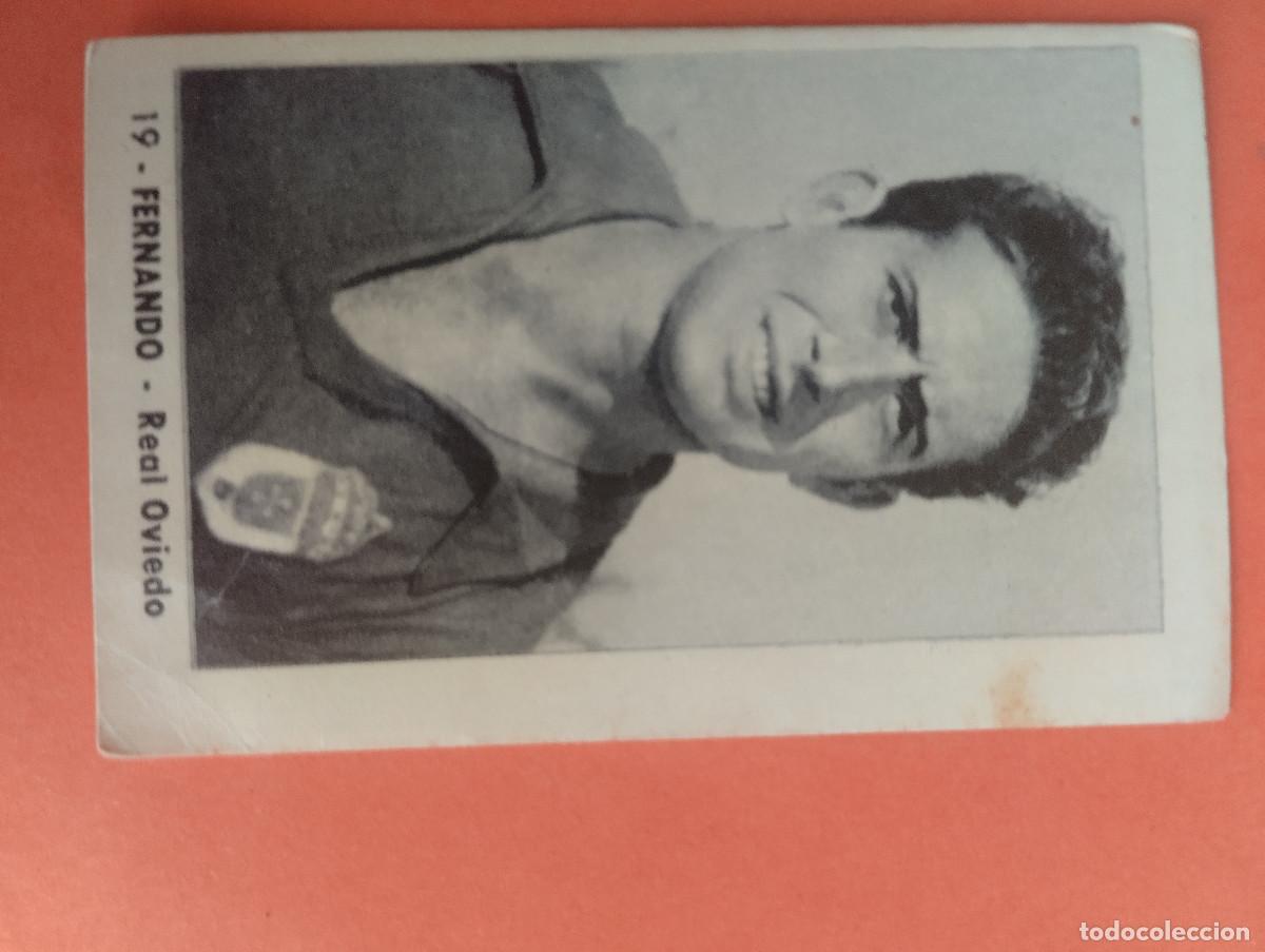 Cromos de f&uacute;tbol: CROMO FUTBOL. N&ordm;19. FERNANDO. REAL OVIEDO. EDITORIAL RUIZ ROMERO. 1952-1953. 52-53. sin pegar..