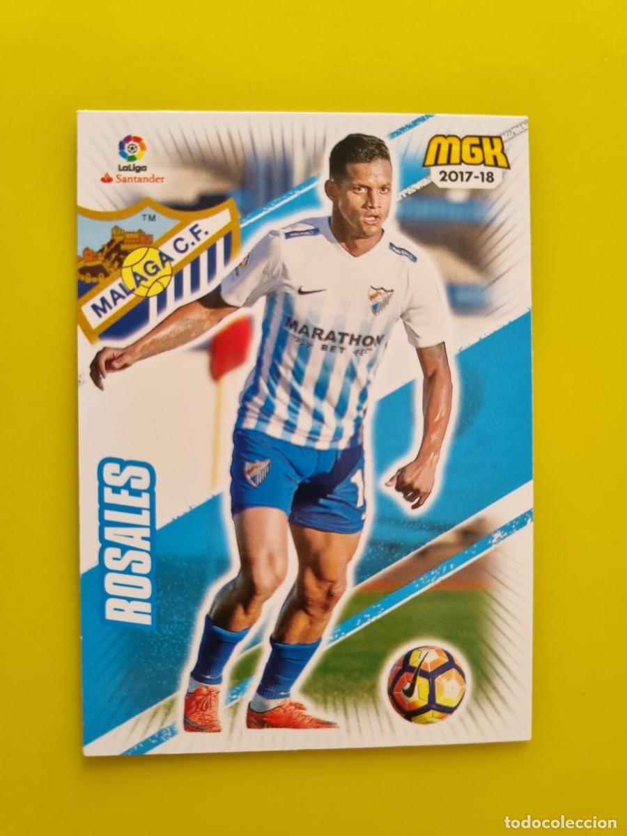 Cromos de f&uacute;tbol: CROMO FUTBOL MEGACRACKS 409 ROSALES MALAGA CF 17 18 2017 2018 AR1026