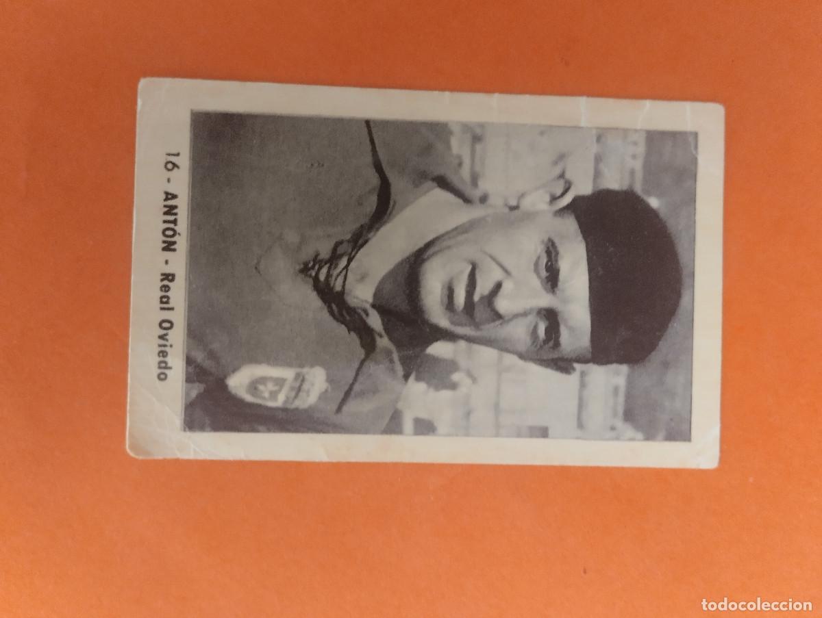 Cromos de f&uacute;tbol: CROMO FUTBOL. N&ordm;16. ANTON. REAL OVIEDO. EDITORIAL RUIZ ROMERO. 1952-1953. 52-53. sin pegar..