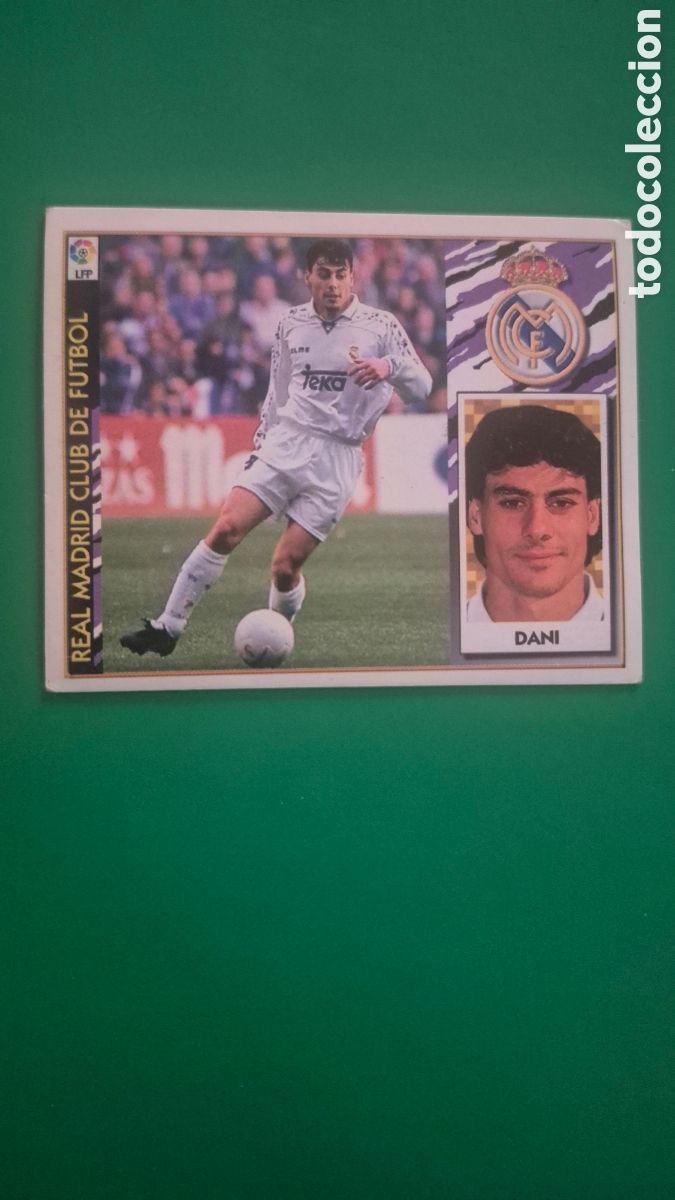 Cromos de f&uacute;tbol: DANI REAL MADRID FICHAJE 6 LIGA ESTE 1997 1998 97 98 NUNCA PEGADO SIN PEGAR