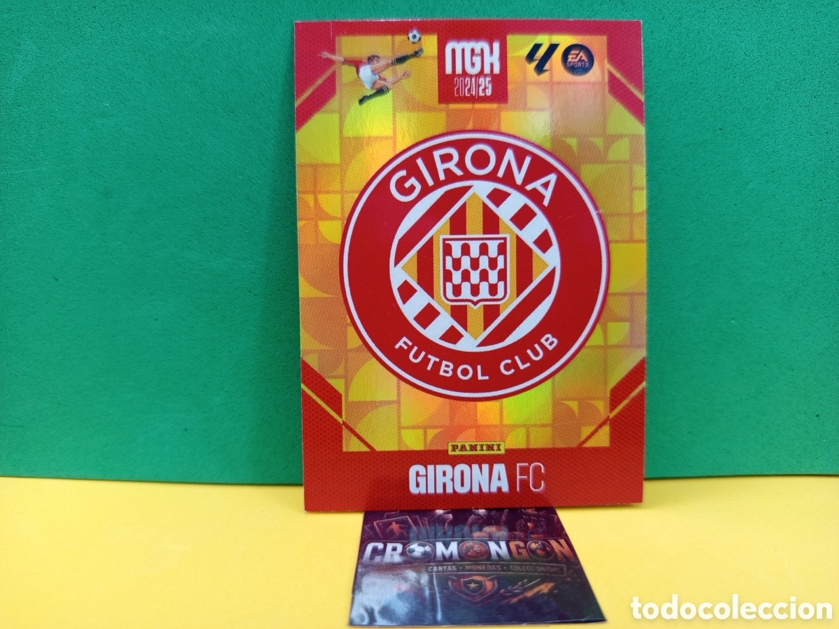 Football Stickers: ❇️ CROMO ⚽ CARD ESCUDO GIRONA LIGA EA SPORTS 24 25 2024 2025 MEGACRACKS MGKS PANINI ❇️