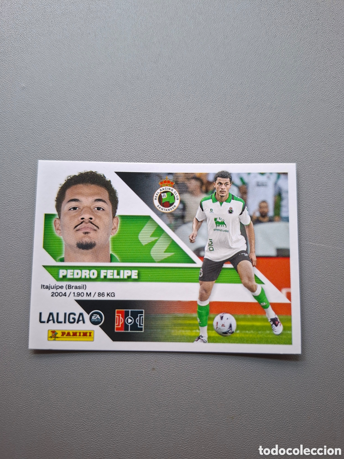 Football Stickers: Pedro Felipe 8 Bis Coloca Real Racing - Liga Este 2026 2027 26 27