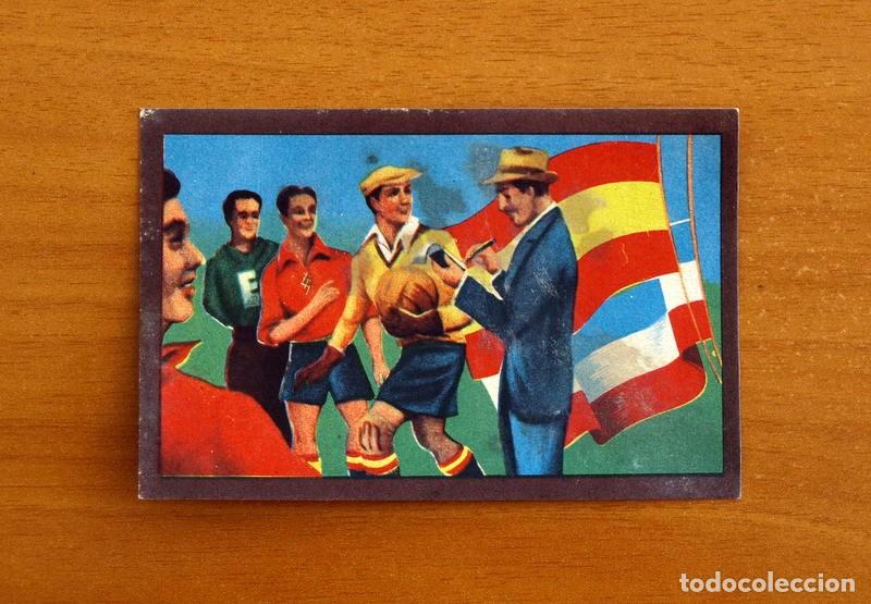 Cartes &agrave; collectionner de Football: Partidos Internacionales - Serie A N&ordm; 21 - Espa&ntilde;a 2-Yugoeslavia 1 - A&ntilde;o 1932 - Chocolates Tupinamba