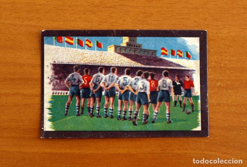 Cartes &agrave; collectionner de Football: Partidos Internacionales - Serie A N&ordm; 25 - Portugal 2-Espa&ntilde;a 2 - A&ntilde;o 1941 - Chocolates Tupinamba