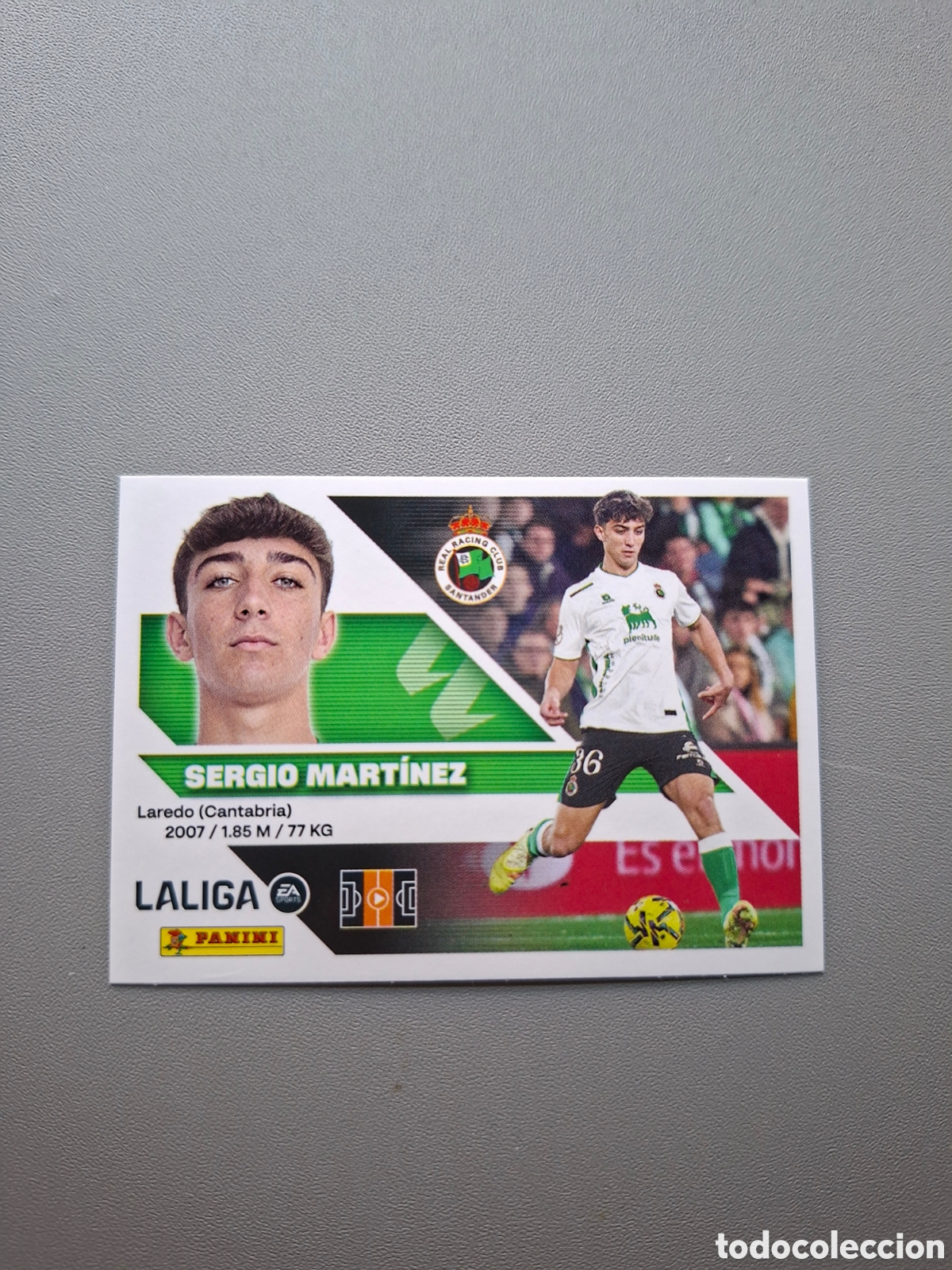Cartes &agrave; collectionner de Football: Sergio Martinez 13 Bis Coloca Real Racing - Liga Este 2026 2027 26 27