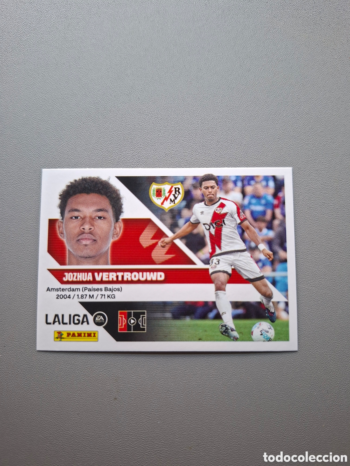 Cartes &agrave; collectionner de Football: Vertrouwd 7 Bis Coloca Rayo Vallecano - Liga Este 2026 2027 26 27