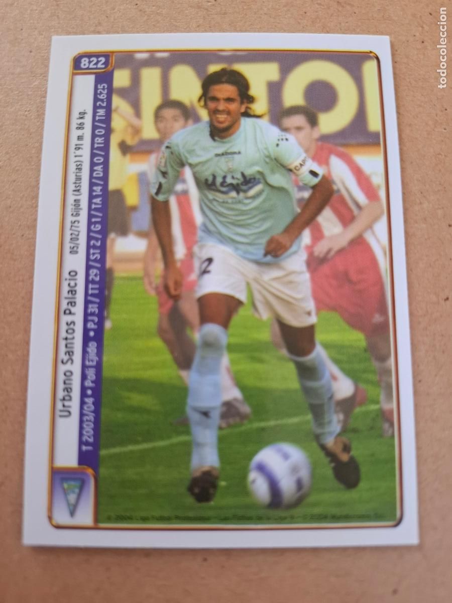 Cartes &agrave; collectionner de Football: MUNDICROMO 2004 2005 04 05 - 822 URBANO / CARLOS GARC&Iacute;A - C.P. EJIDO