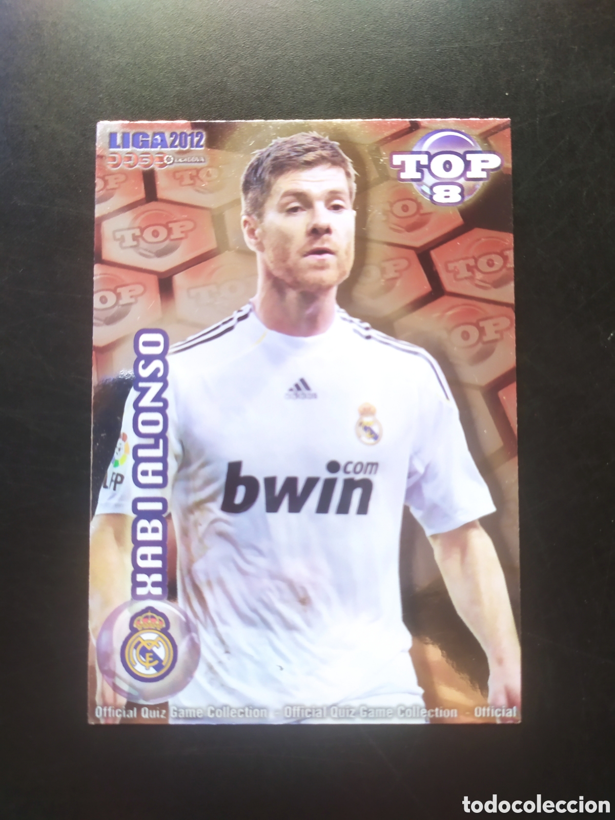 Football Stickers: Mundicromo fichas Liga 2011 2012 11 12 Xabi Alonso top brillo rojo n&deg; 605 Real Madrid