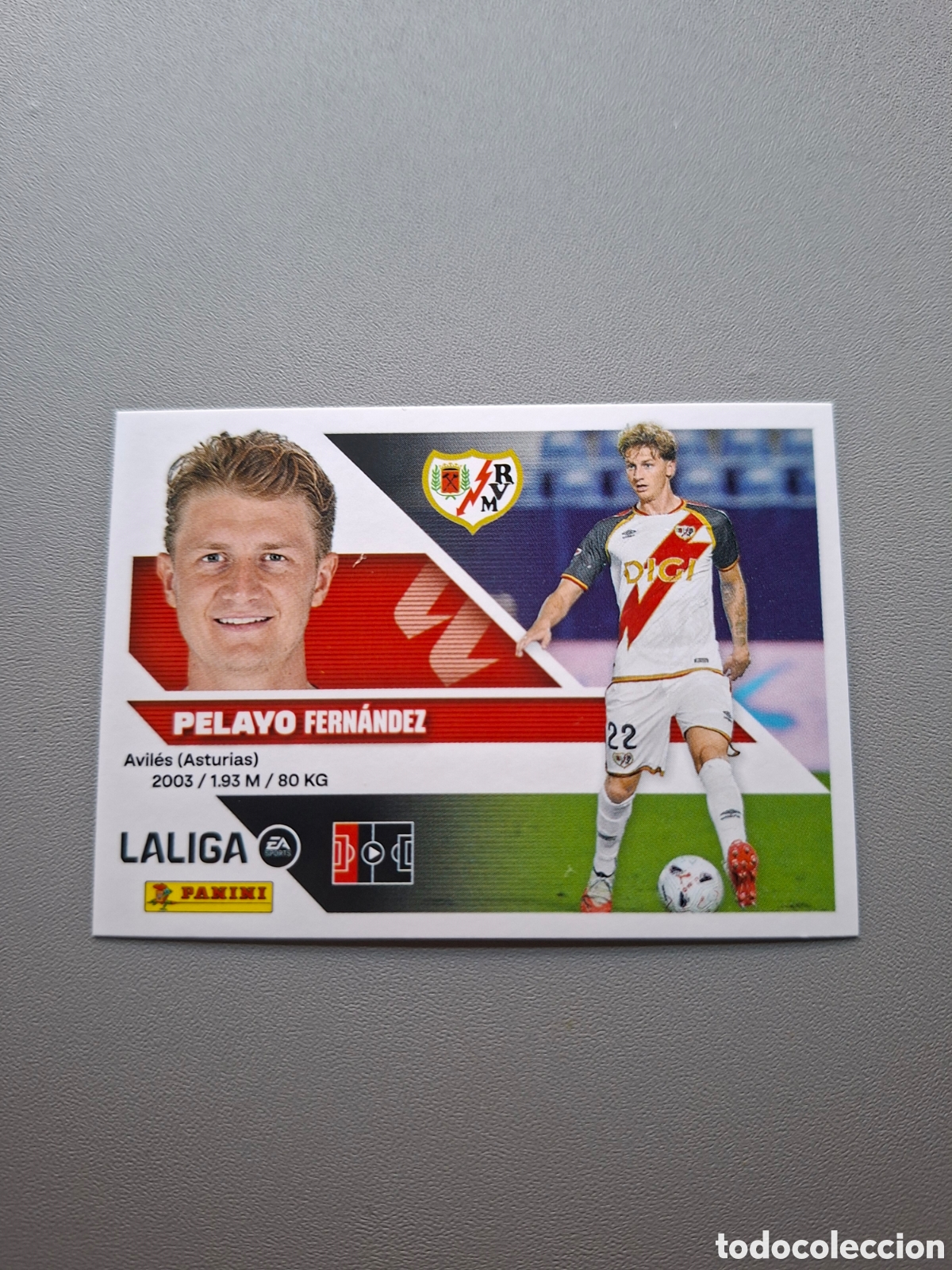 Football Stickers: Pelayo 10 Bis Coloca Rayo Vallecano - Liga Este 2026 2027 26 27