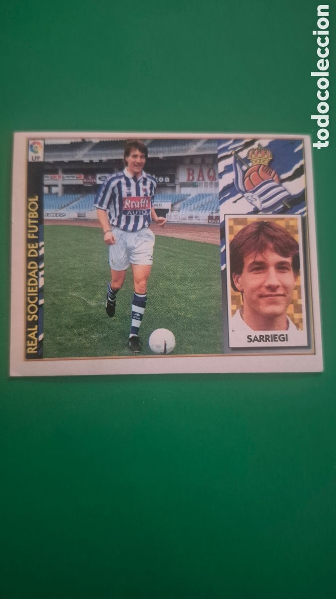 Football Stickers: CROMO FICHAJE 13 SARRIEGI REAL SOCIEDAD CROMOS ALBUM EDICIONES ESTE LIGA FUTBOL 1997-1998 97-98