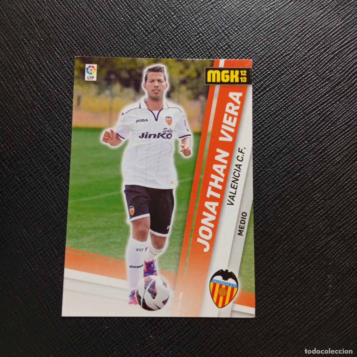 Cromos de f&uacute;tbol: 319 BIS JONATHAN VIERA VALENCIA MEGACRACKS 2012 2013 CROMO 12 13 FUTBOL LIGA - A201 PG8