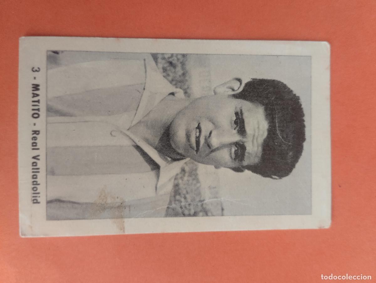 Cromos de f&uacute;tbol: CROMO FUTBOL. N&ordm;3 MATITO REAL VALLADOLID. EDITORIAL RUIZ ROMERO. 1952-1953. 52-53. sin pegar..