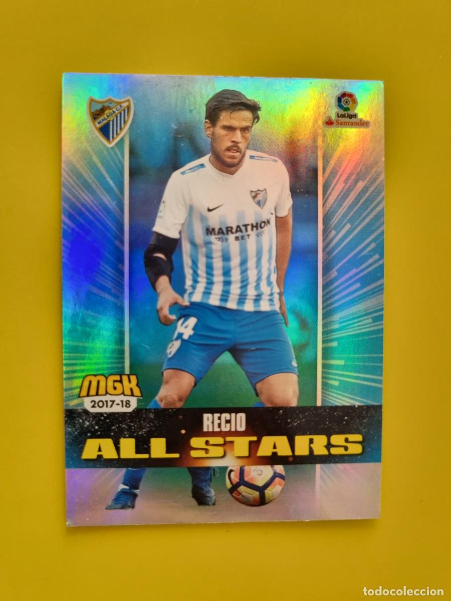 Cromos de f&uacute;tbol: CROMO FUTBOL MEGACRACKS 431 RECIO ALL STARS MALAGA CF 17 18 2017 2018 AR1026