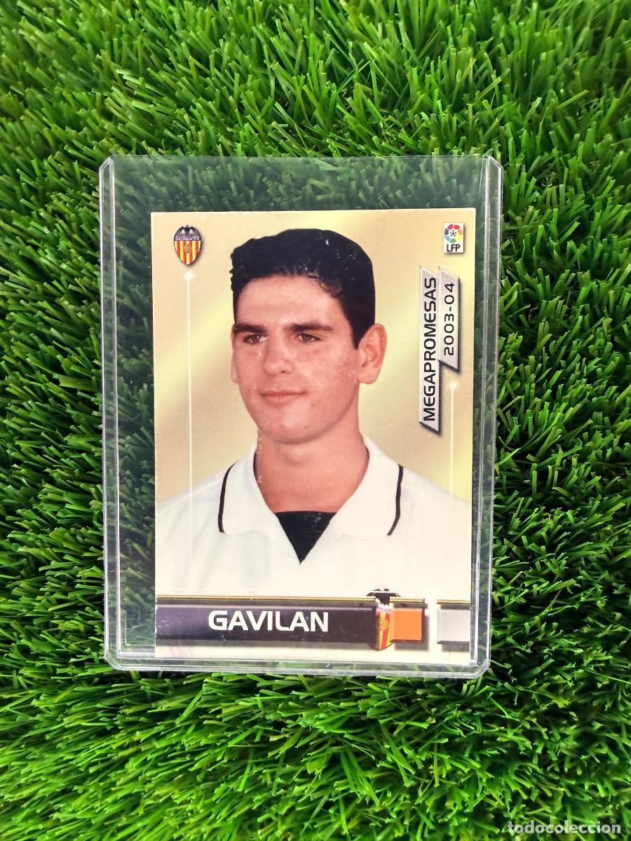 Cromos de f&uacute;tbol: N&ordm; 401 Gavil&aacute;n Megapromesas Valencia CF Megafichas La Liga 03 04