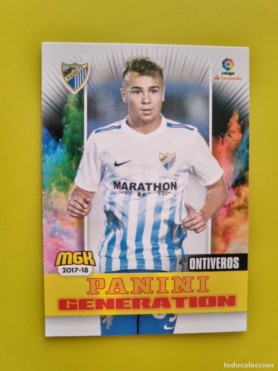Cromos de f&uacute;tbol: CROMO FUTBOL MEGACRACKS 432 ONTIVEROS GENERATION MALAGA CF 17 18 2017 2018 AR1026