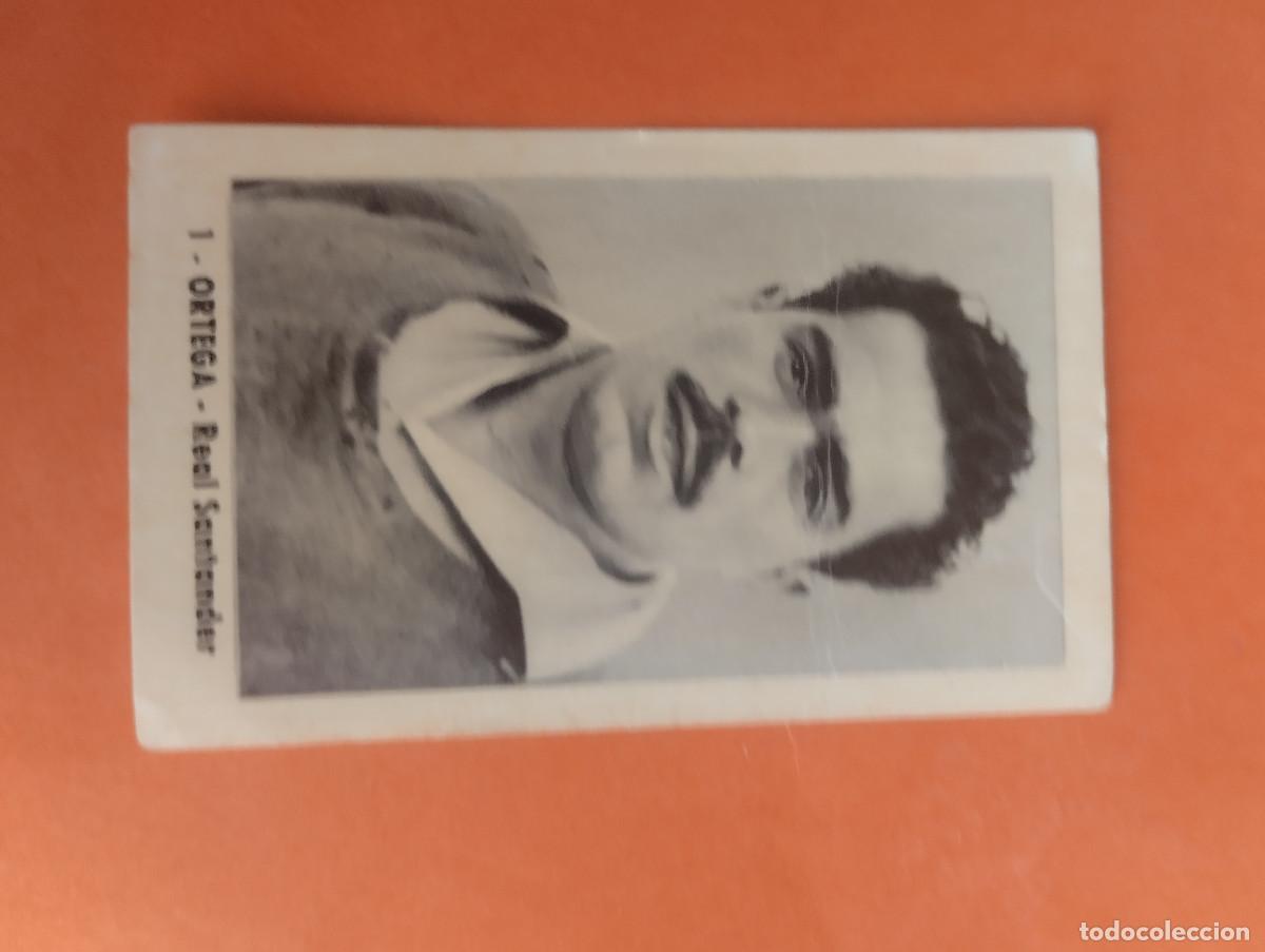 Cromos de f&uacute;tbol: CROMO FUTBOL. N&ordm;1 ORTEGA REAL SANTANDER. EDITORIAL RUIZ ROMERO. 1952-1953. 52-53. sin pegar..