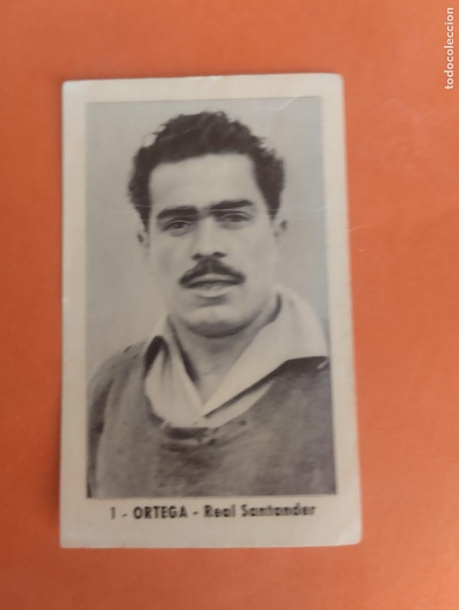 Cromos de Futebol: CROMO FUTBOL. N&ordm;1 ORTEGA REAL SANTANDER. EDITORIAL RUIZ ROMERO. 1952-1953. 52-53. sin pegar..