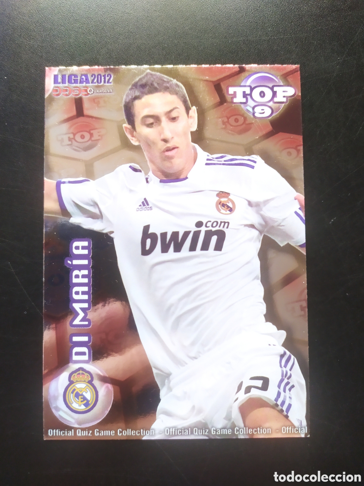 Cromos de f&uacute;tbol: Mundicromo fichas Liga 2011 2012 11 12 Di Mar&iacute;a top brillo rojo n&deg; 623 Real Madrid