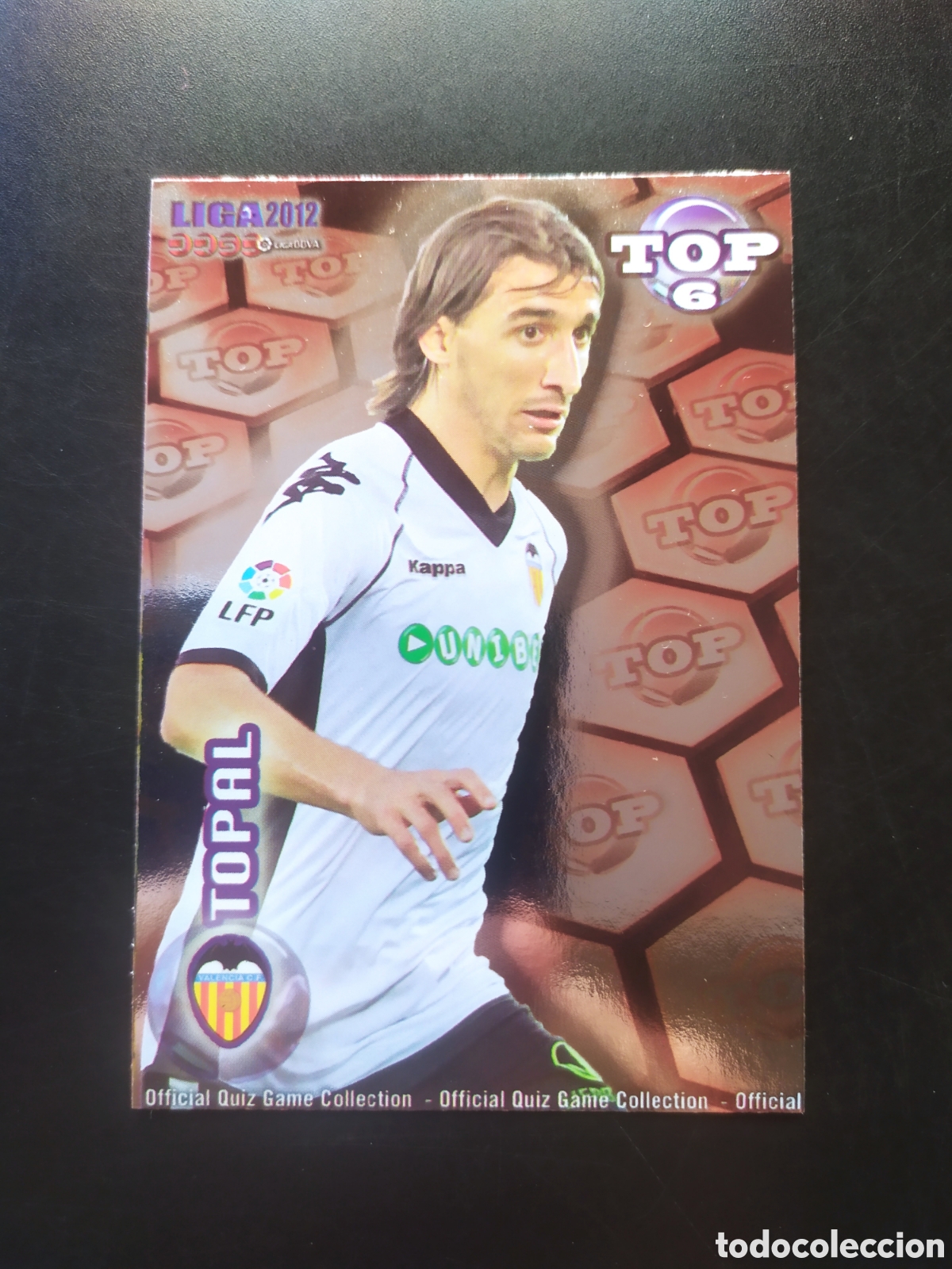 Cartes &agrave; collectionner de Football: Mundicromo fichas Liga 2011 2012 11 12 Topal top brillo rojo n&deg; 588 Valencia
