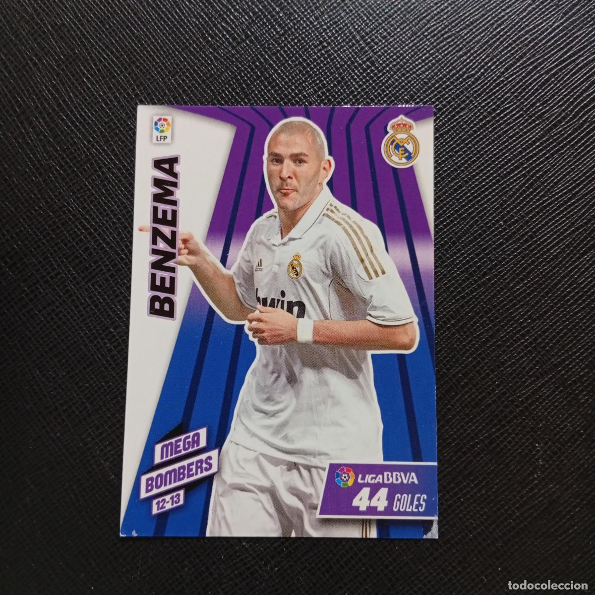 Cartes &agrave; collectionner de Football: 407 BENZEMA REAL MADRID MEGACRACKS 2012 2013 CROMO 12 13 FUTBOL LIGA - A201 PG9