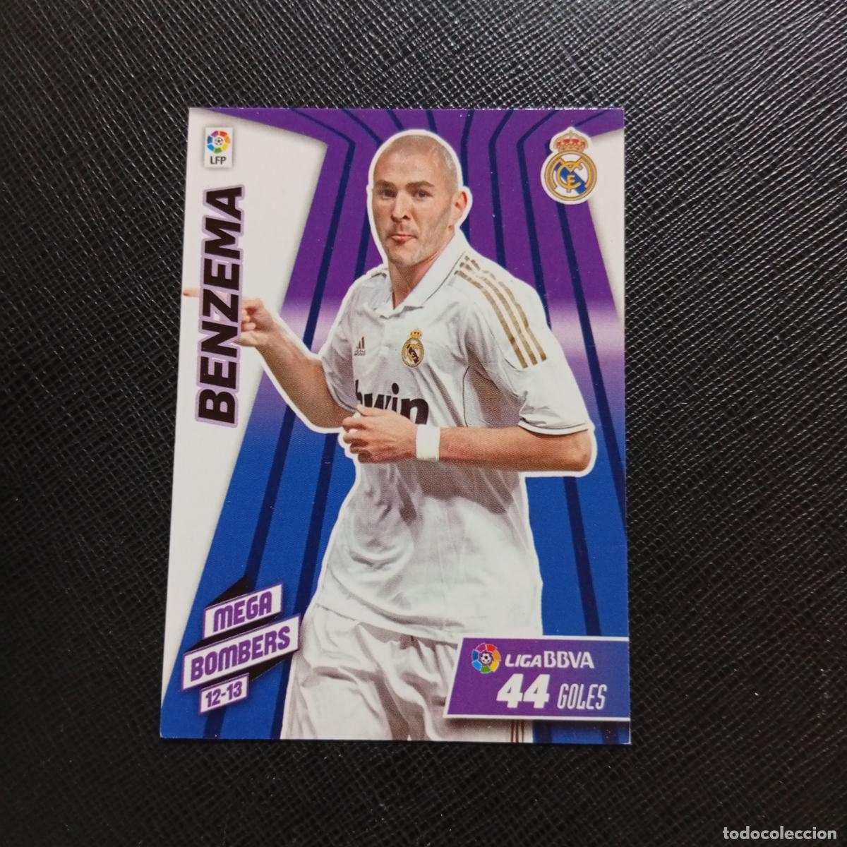 Cartes &agrave; collectionner de Football: 407 BENZEMA REAL MADRID MEGACRACKS 2012 2013 CROMO 12 13 FUTBOL LIGA - A201 PG10