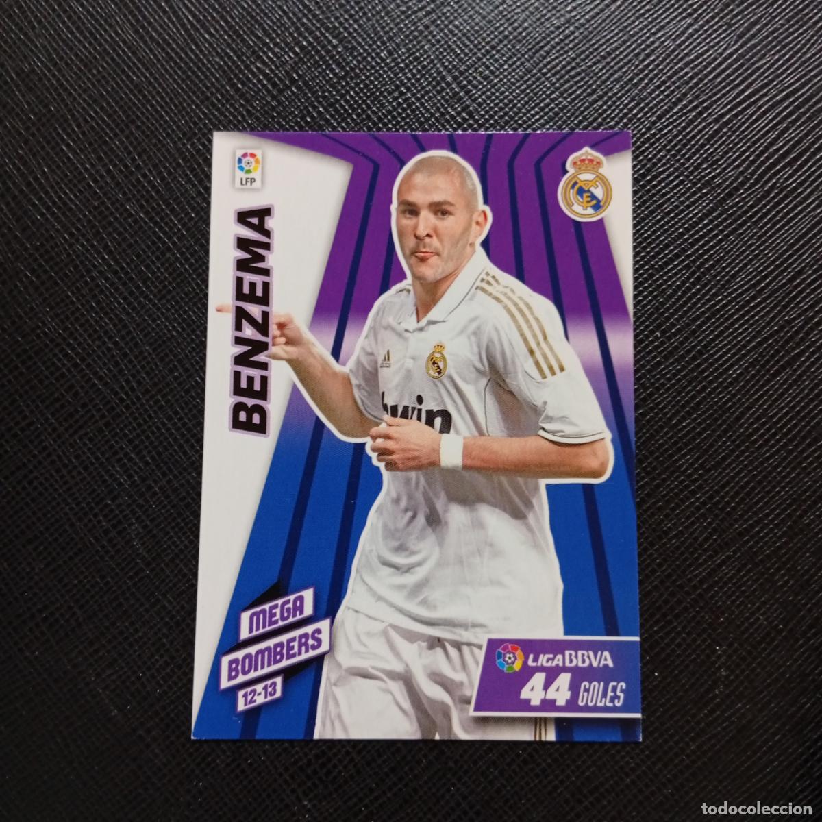 Cartes &agrave; collectionner de Football: 407 BENZEMA REAL MADRID MEGACRACKS 2012 2013 CROMO 12 13 FUTBOL LIGA - A201 PG10 B