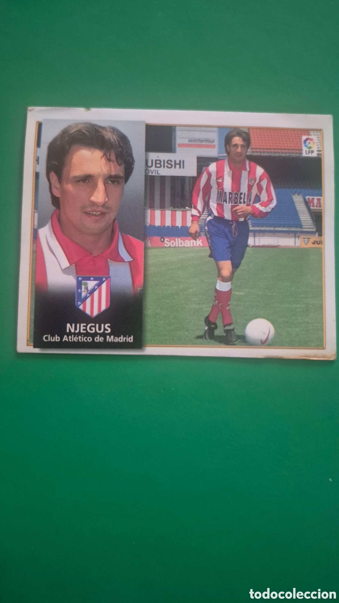 Cromos de Futebol: NJEGUS FICHAJE N&deg; 4 LIGA 98 99 CROMO NUEVO NUNCA PEGADO EDICIONES ESTE ATL&Eacute;TICO DE MADRID 1998 1999