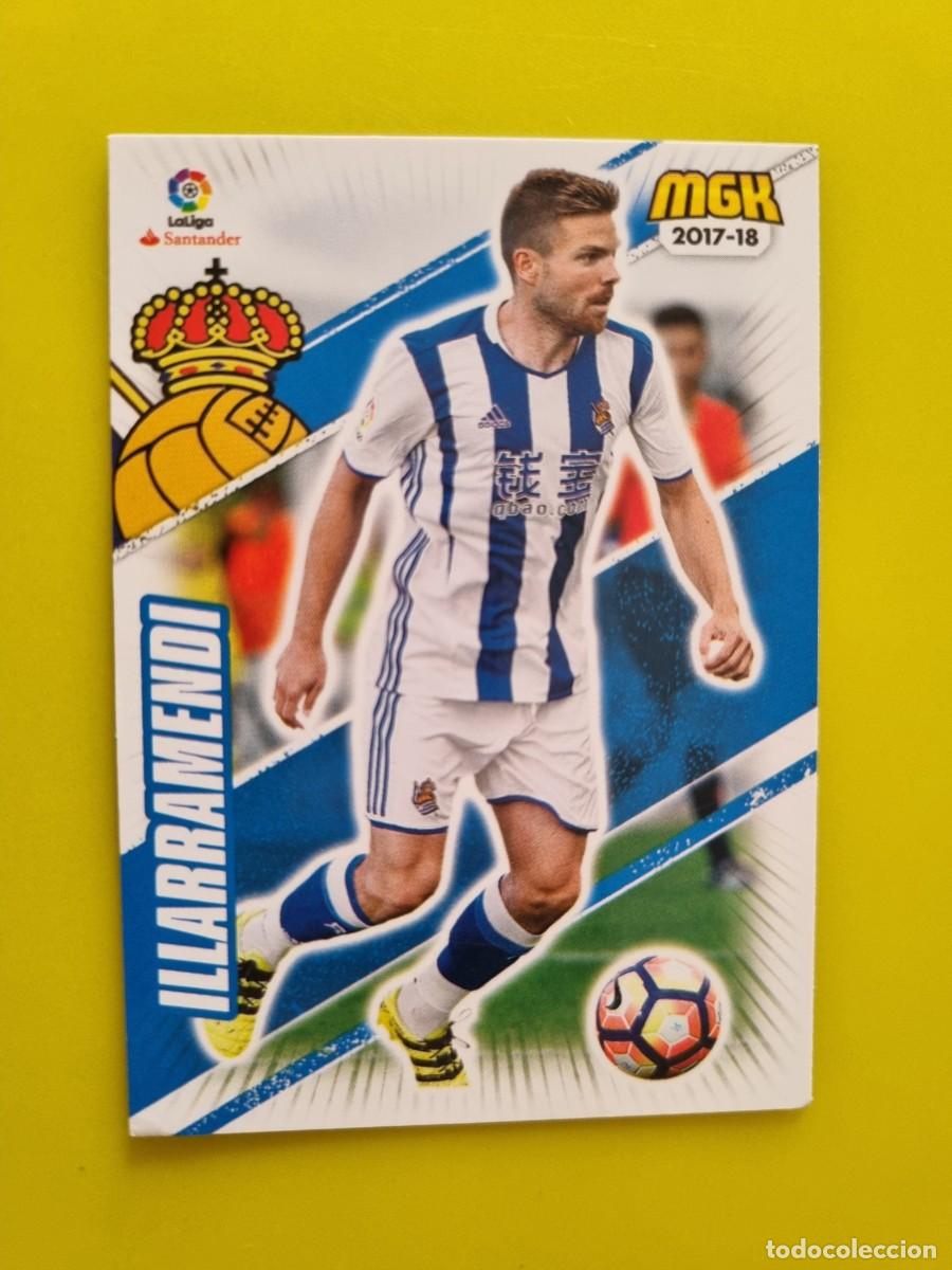 Fu&szlig;ball-Sticker: CROMO FUTBOL MEGACRACKS 442 ILLARRAMENDI REAL SOCIEDAD 17 18 2017 2018 AR1026