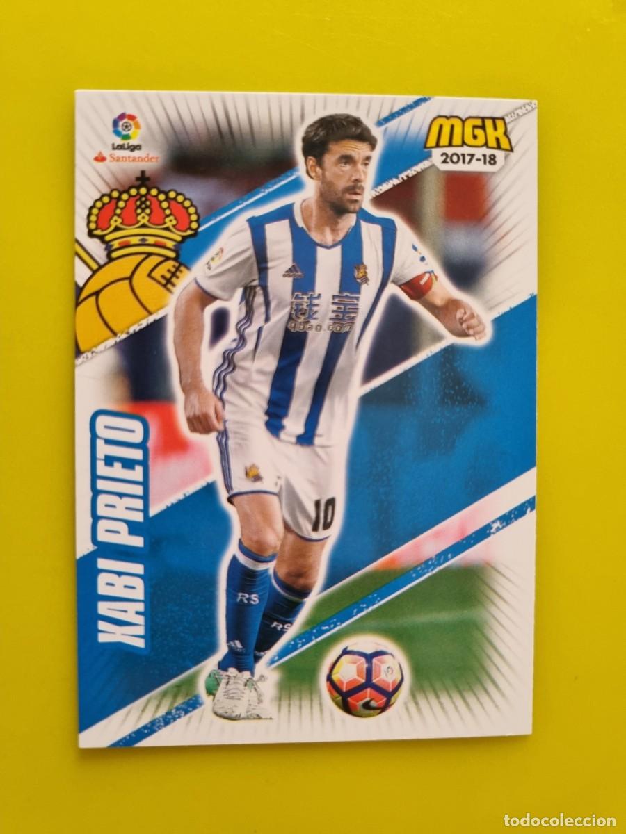 Fu&szlig;ball-Sticker: CROMO FUTBOL MEGACRACKS 445 XABI PRIETO REAL SOCIEDAD 17 18 2017 2018 AR1026
