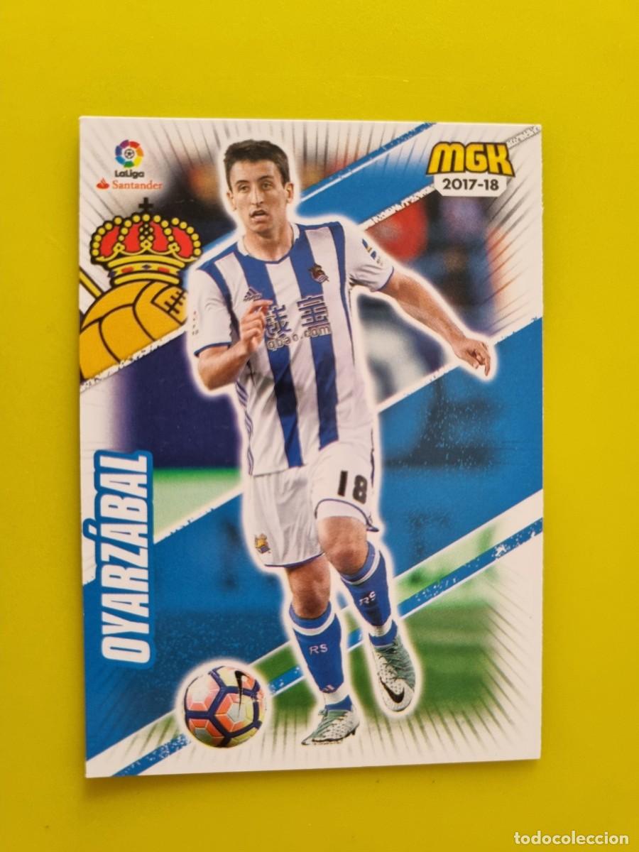 Fu&szlig;ball-Sticker: CROMO FUTBOL MEGACRACKS 446 OYARZABAL REAL SOCIEDAD 17 18 2017 2018 AR1026